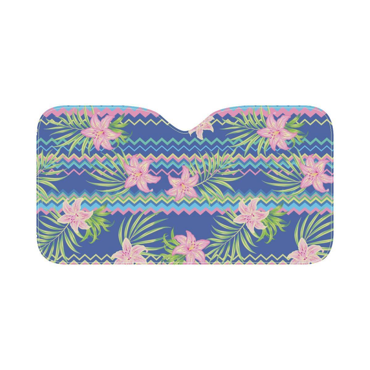 Lily Pattern Print Design LY015 Car Sun Shade-JorJune
