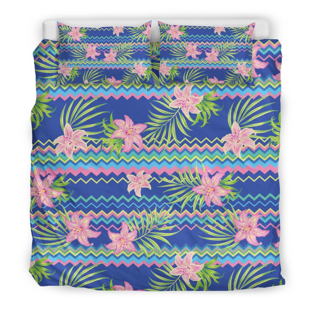Lily Pattern Print Design LY015 Duvet Cover Bedding Set-JORJUNE.COM