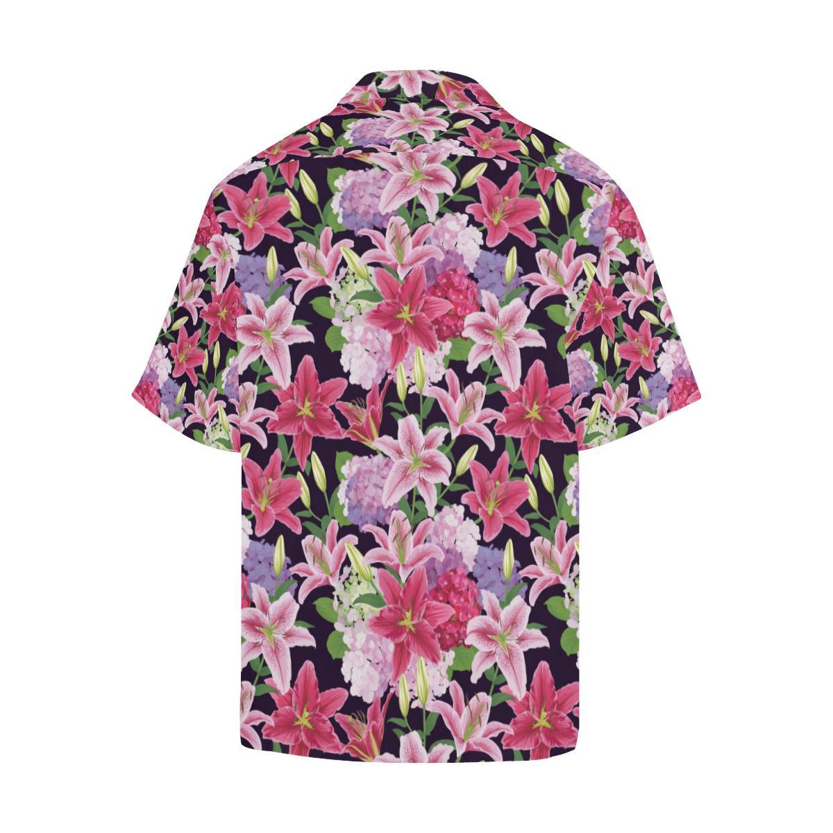 Lily Pattern Print Design LY017 Men Hawaiian Shirt-JorJune