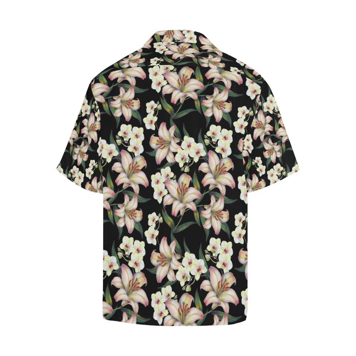 Lily Pattern Print Design LY03 Men Hawaiian Shirt-JorJune