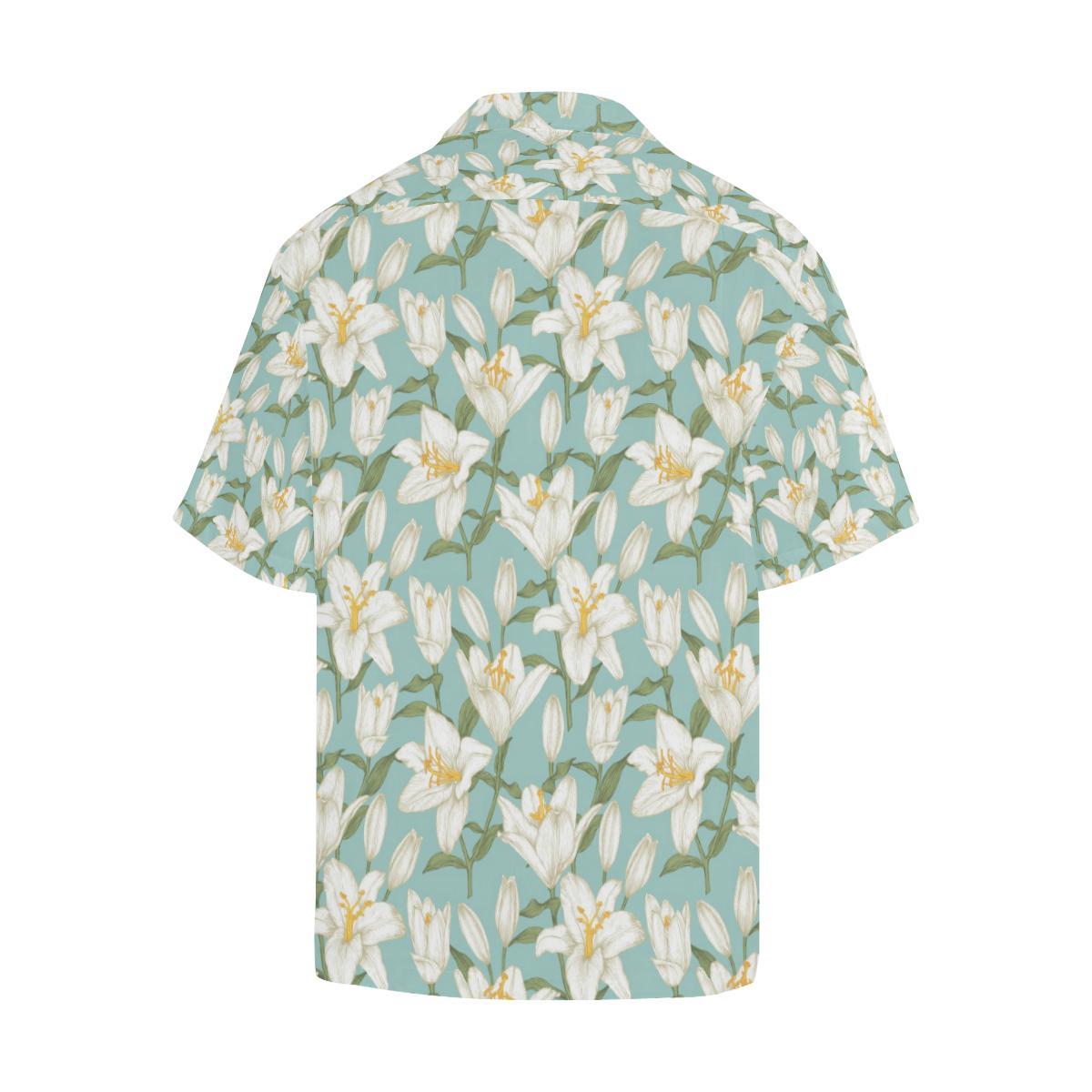 Lily Pattern Print Design LY09 Men Hawaiian Shirt-JorJune