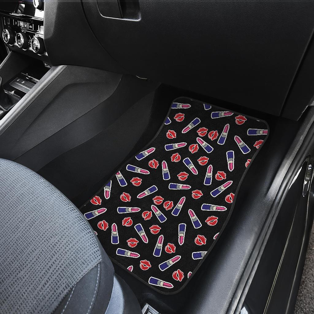 Lipstick Pattern Print Design LT01 Car Floor Mats-JORJUNE.COM