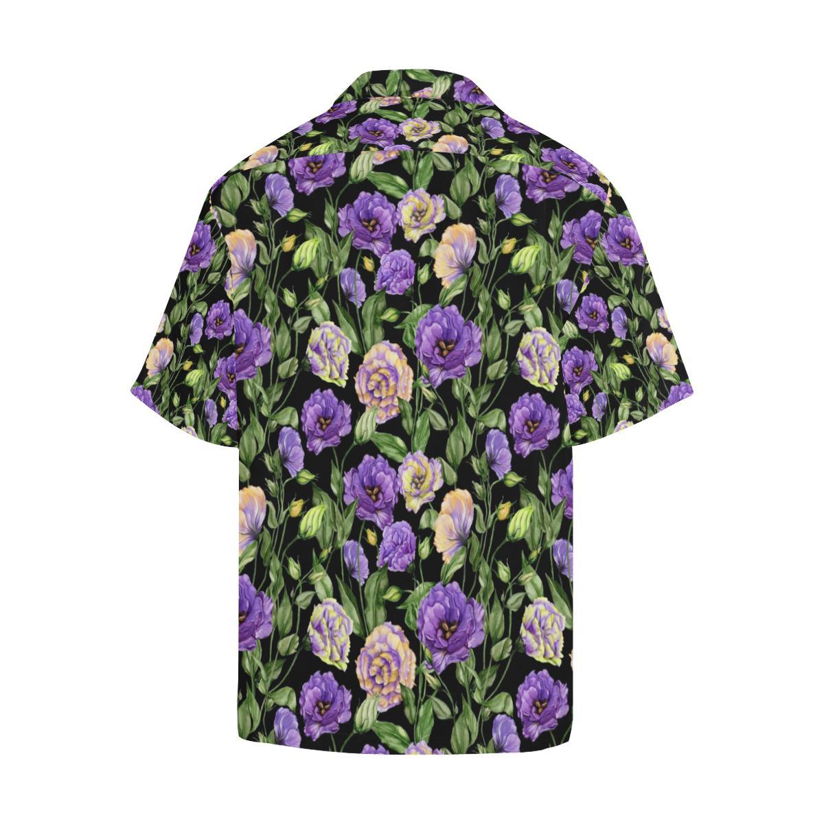 Lisianthus Pattern Print Design LT02 Men Hawaiian Shirt-JorJune