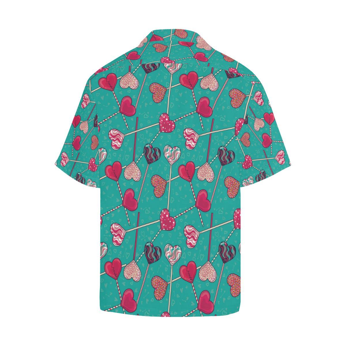 Lollipop Pattern Print Design LL01 Men Hawaiian Shirt-JorJune