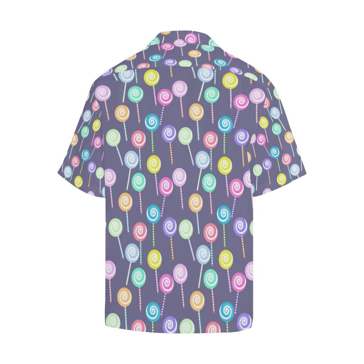 Lollipop Pattern Print Design LL03 Men Hawaiian Shirt-JorJune