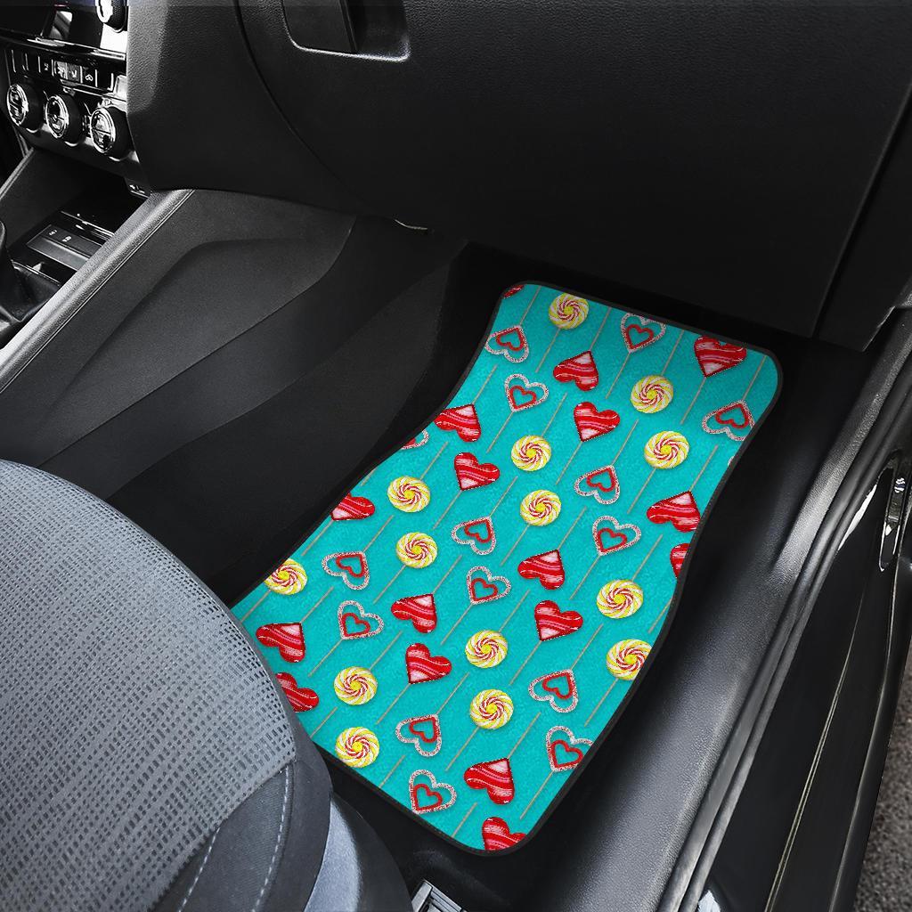 Lollipop Pattern Print Design LL06 Car Floor Mats-JORJUNE.COM