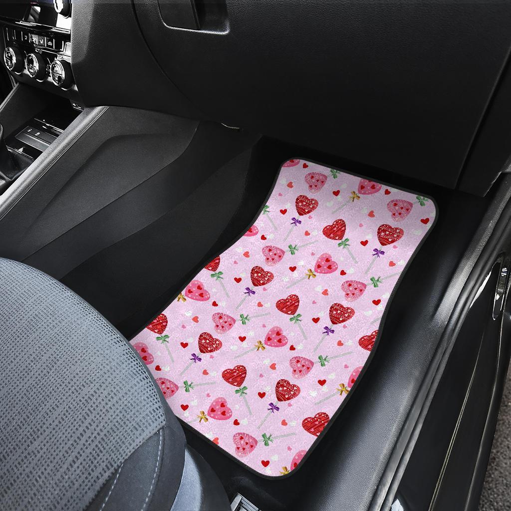 Lollipop Pattern Print Design LL07 Car Floor Mats-JORJUNE.COM