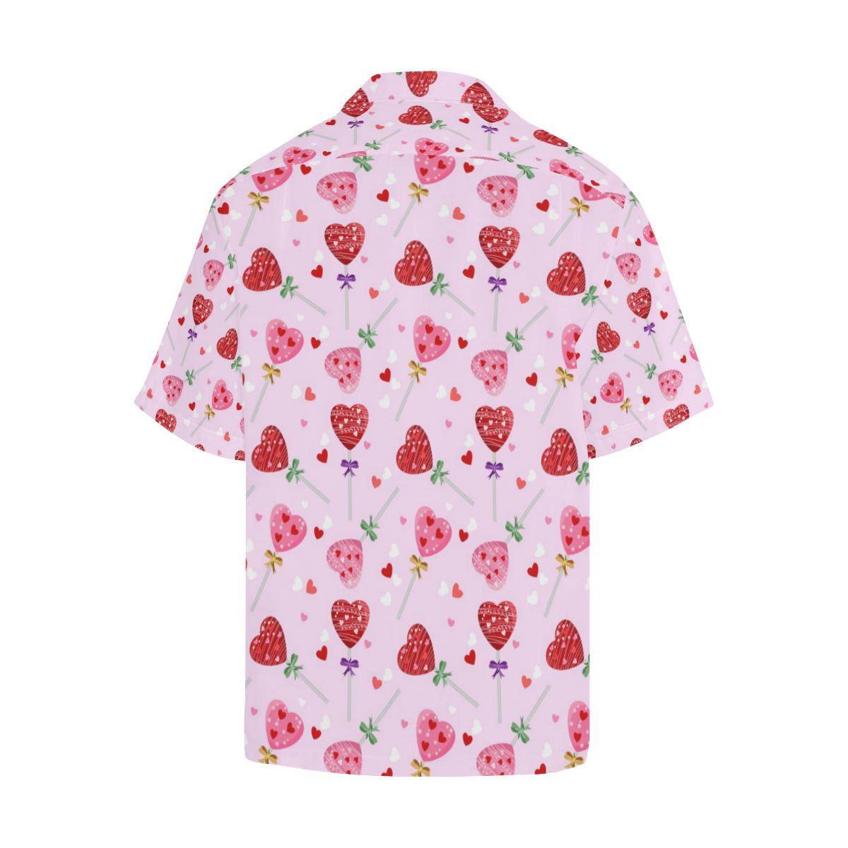 Lollipop Pattern Print Design LL07 Men Hawaiian Shirt-JorJune