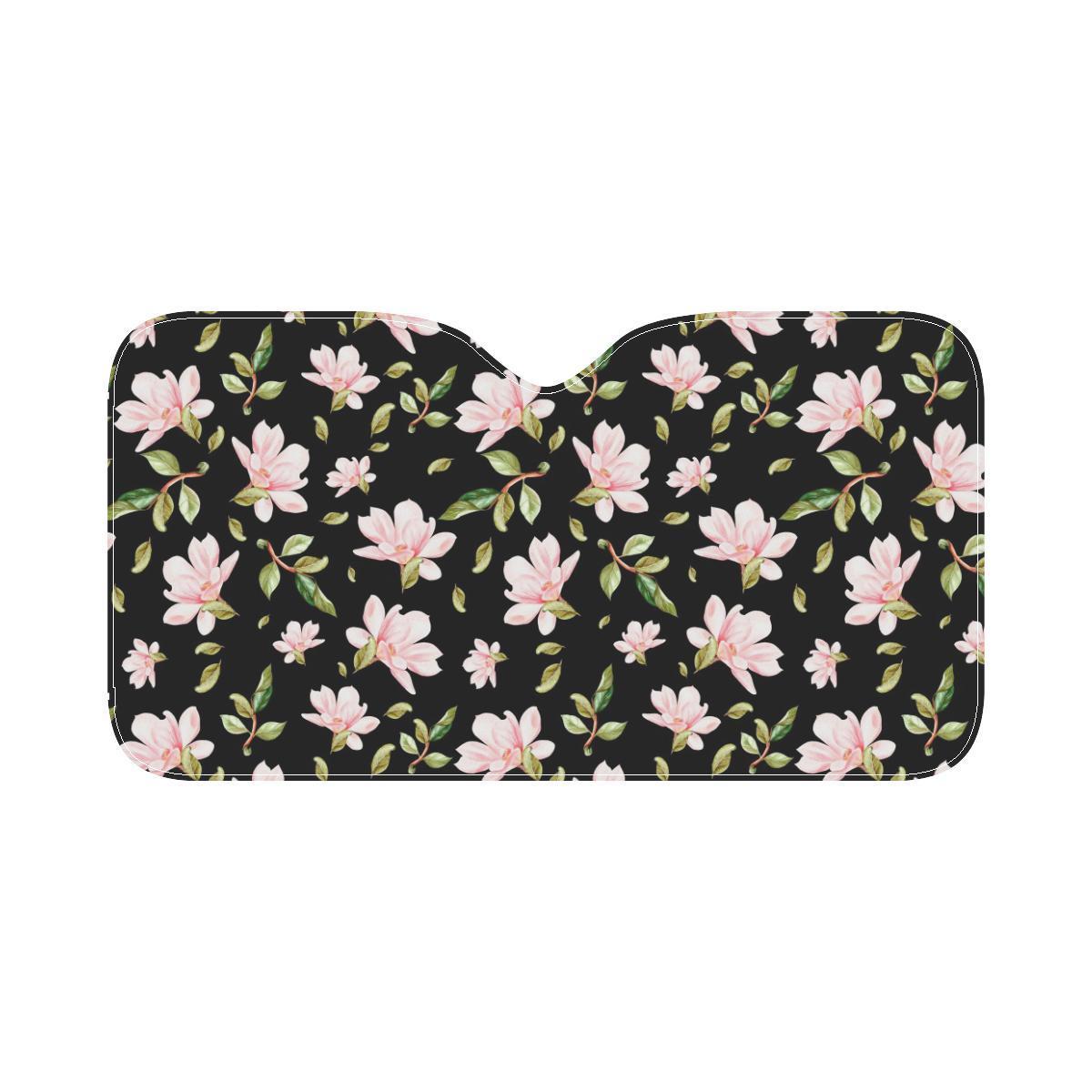 Magnolia Pattern Print Design MAG01 Car Sun Shade-JorJune