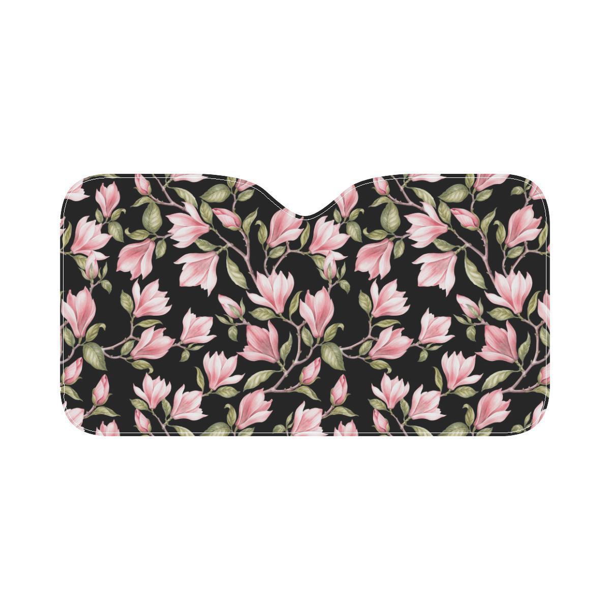 Magnolia Pattern Print Design MAG03 Car Sun Shade-JorJune