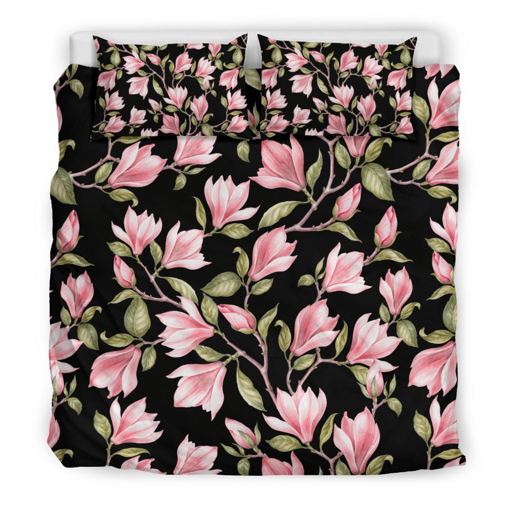Magnolia Pattern Print Design MAG03 Duvet Cover Bedding Set-JORJUNE.COM