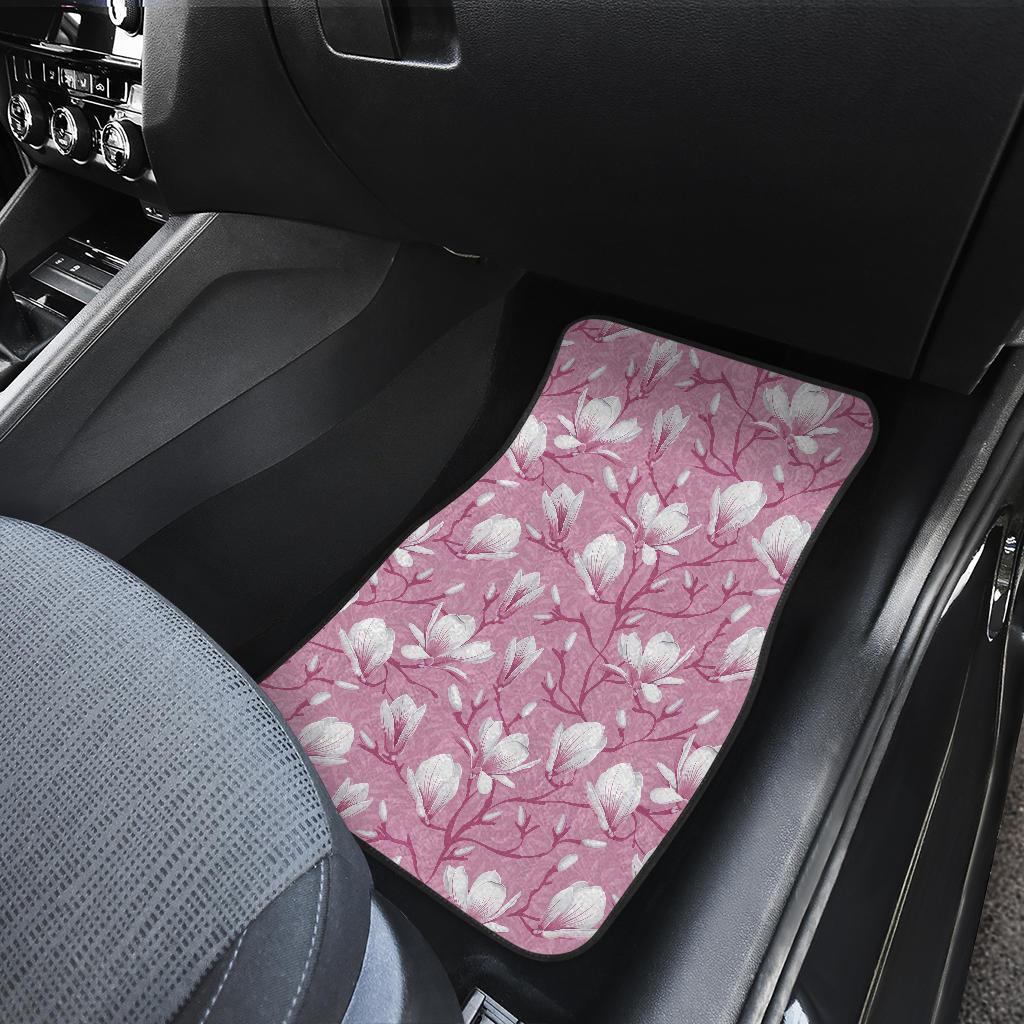 Magnolia Pattern Print Design MAG05 Car Floor Mats-JORJUNE.COM