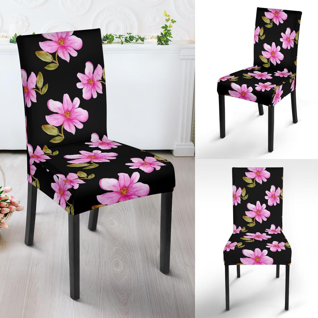 Magnolia Pattern Print Design MAG06 Dining Chair Slipcover-JORJUNE.COM