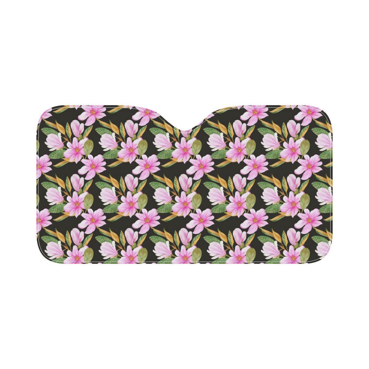 Magnolia Pattern Print Design MAG08 Car Sun Shade-JorJune