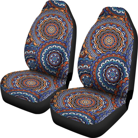 Mandala Boho Chic Design Print Universal Fit Car Seat Covers