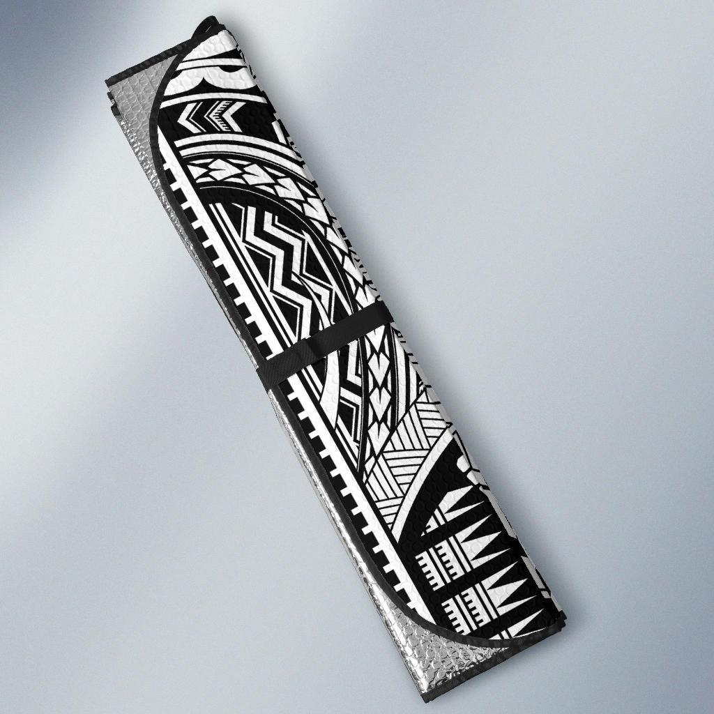Maori Pattern Print Design 06 Car Sun Shades-JORJUNE.COM