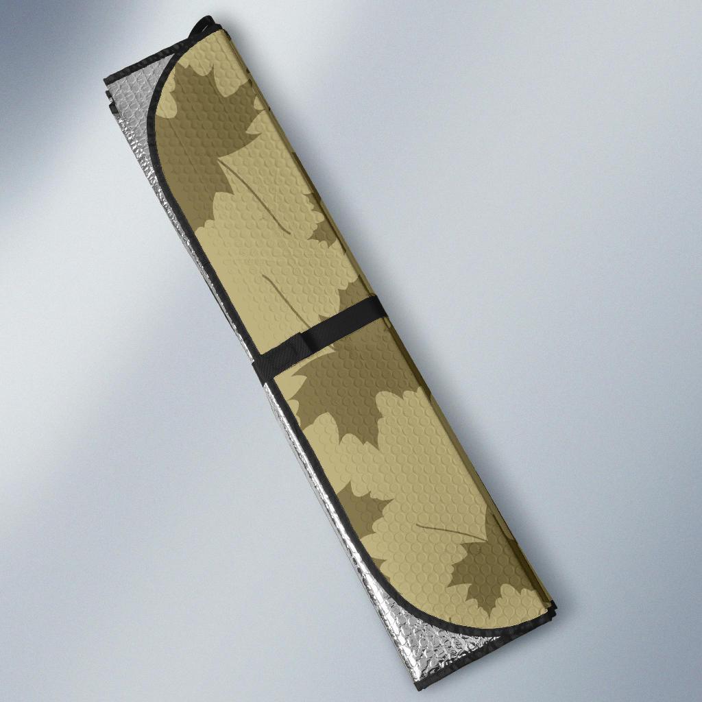 Maple Leaf Pattern Print Design 01 Car Sun Shades-JORJUNE.COM
