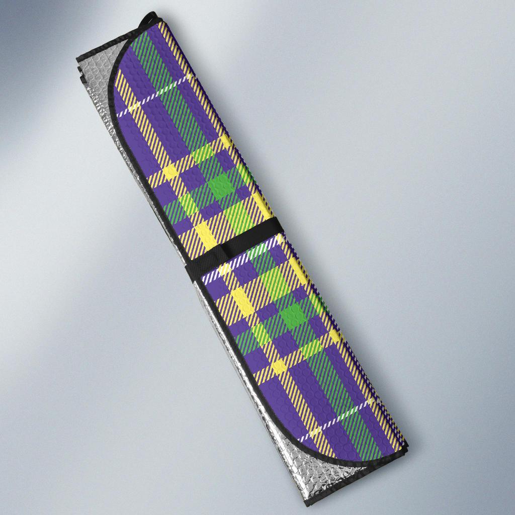 Mardi Gras Pattern Print Design 010 Car Sun Shades-JORJUNE.COM