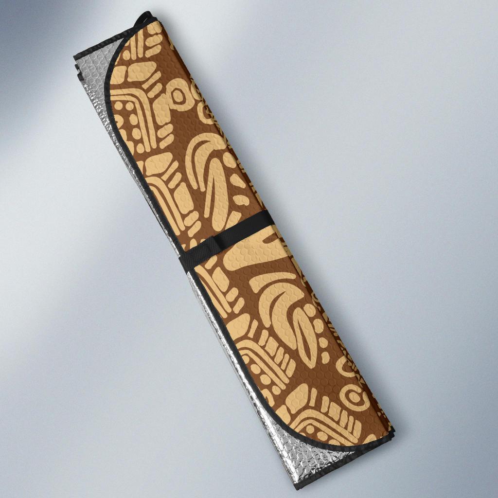 Mayan Pattern Print Design 01 Car Sun Shades-JORJUNE.COM