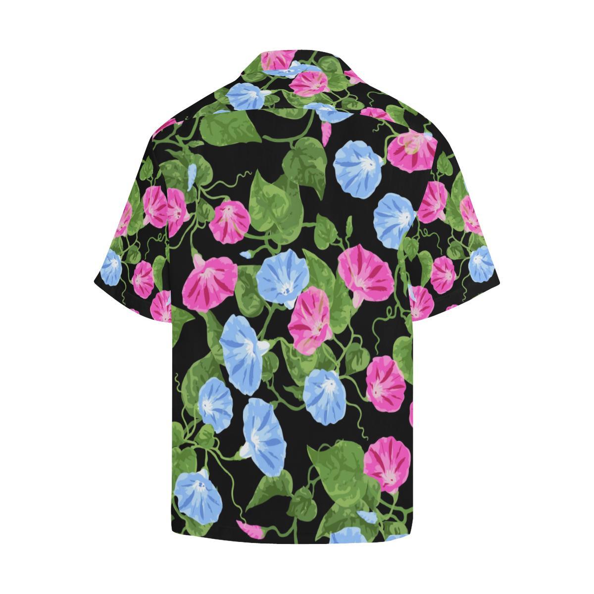 Morning Glory Pattern Print Design MG04 Men Hawaiian Shirt-JorJune