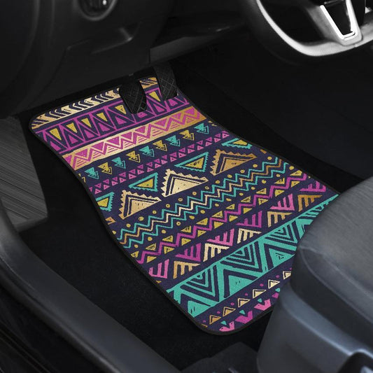 Multicolor Tribal aztec Car Floor Mats
