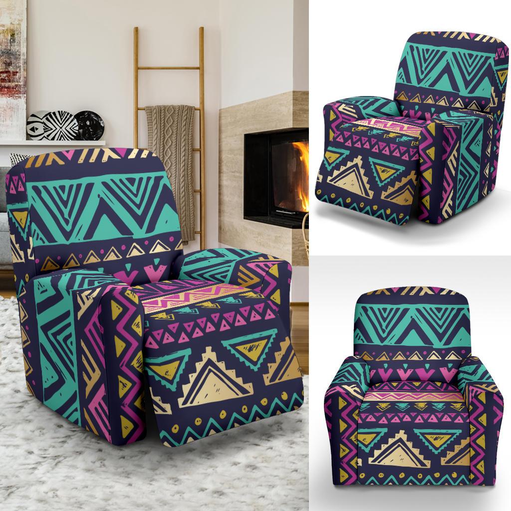 Multicolor Tribal aztec Recliner Slipcover-JORJUNE.COM