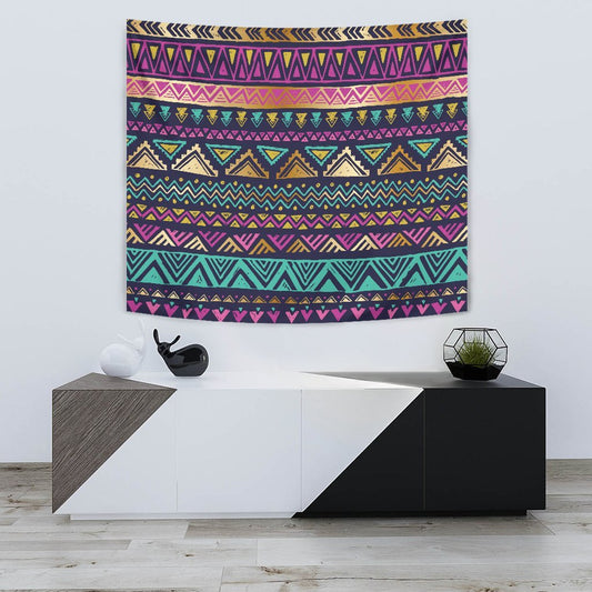 Multicolor Tribal aztec Wall Tapestry