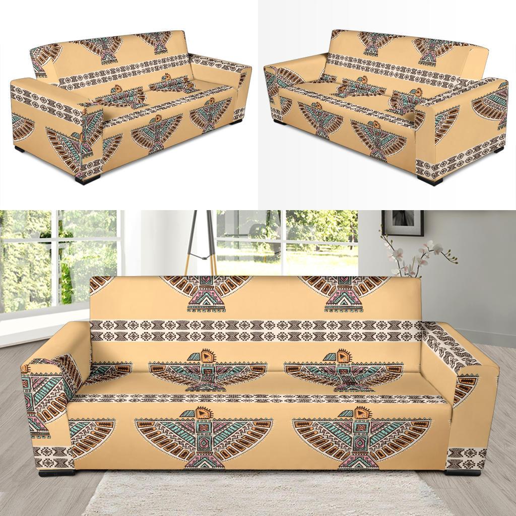 Native American Eagle Pattern Sofa Slipcover-JORJUNE.COM