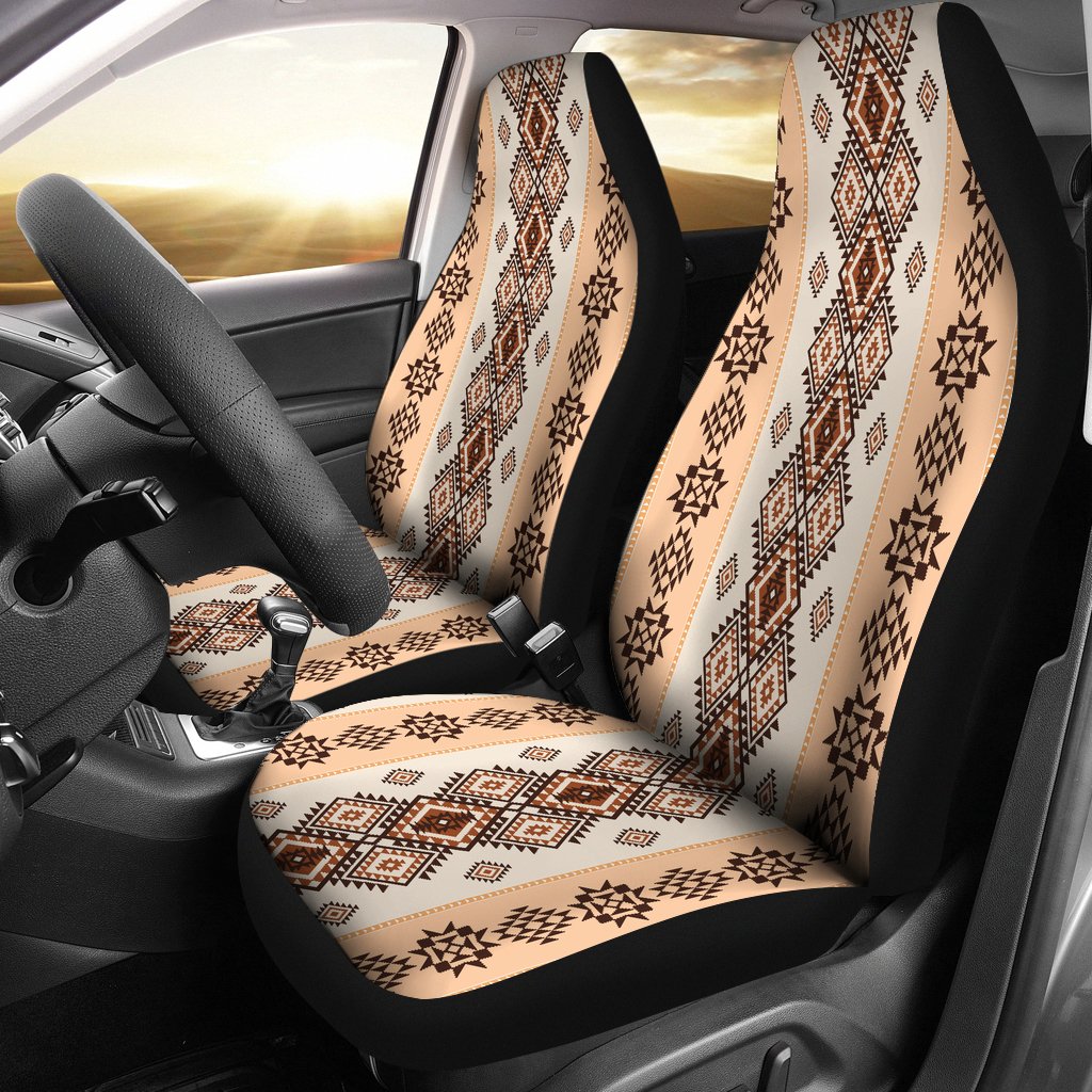 Jamaican Heart Pattern Print Universal Fit Car Seat Covers main image 0