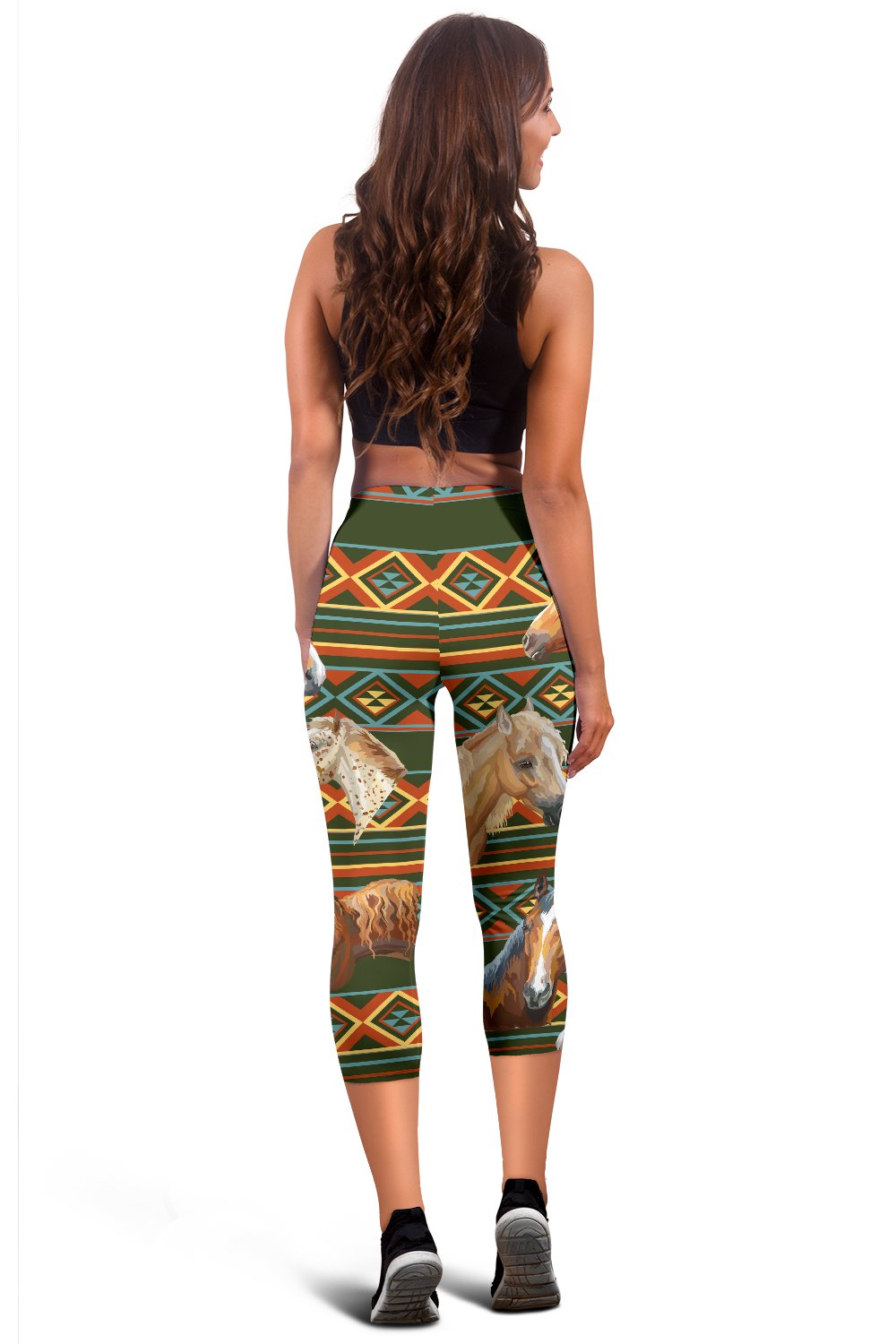 Native Horse Women Capris
