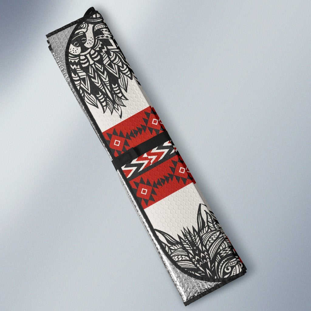 Native Indian Wolf Car Sun Shade-JorJune