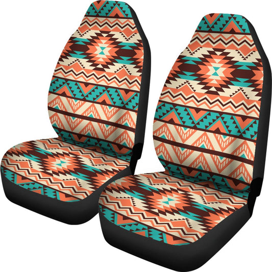 Navajo Western Style Print Pattern Universal Fit Car Seat Covers