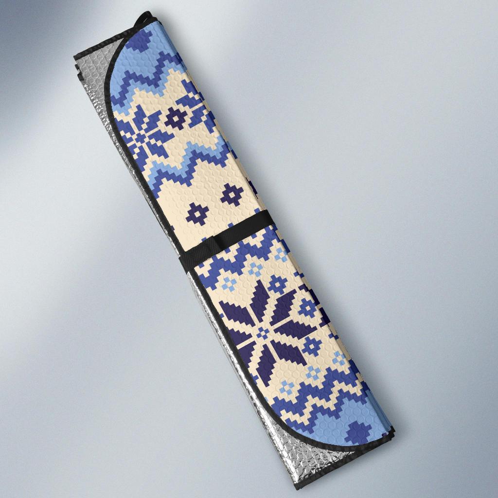 Nordic Pattern Print Design A03 Car Sun Shades-JORJUNE.COM