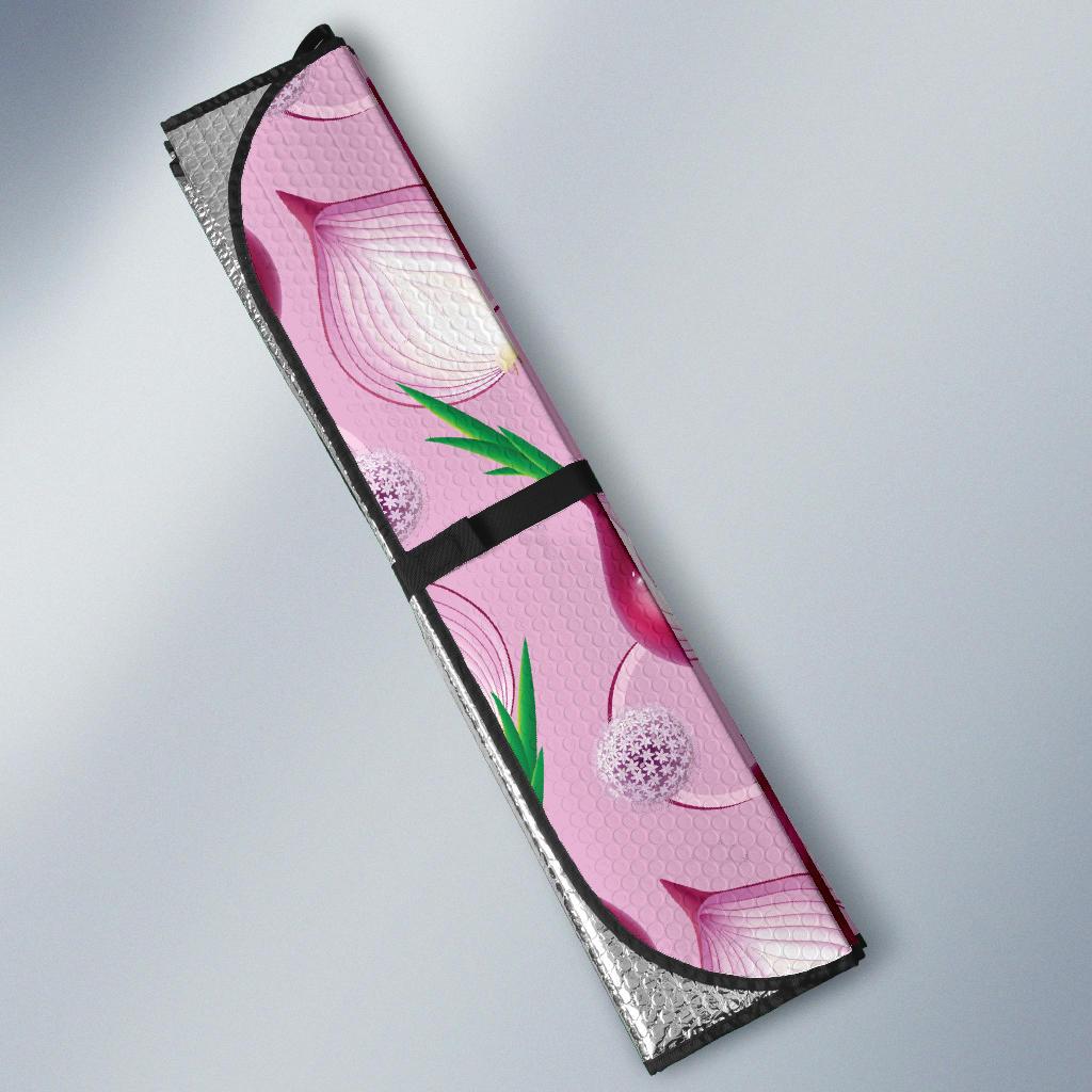 Onion Pattern Print Design A01 Car Sun Shades-JORJUNE.COM