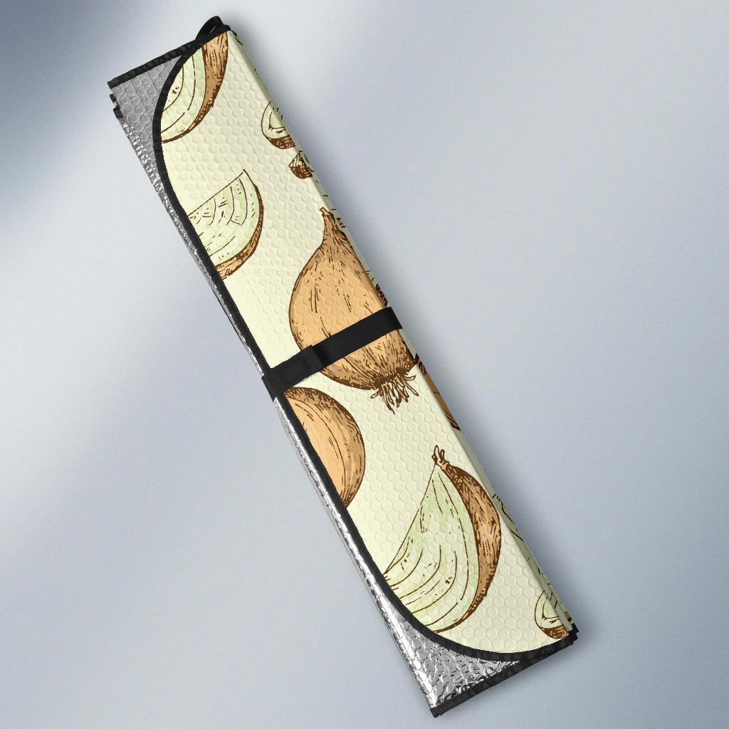 Onion Pattern Print Design A02 Car Sun Shades-JORJUNE.COM
