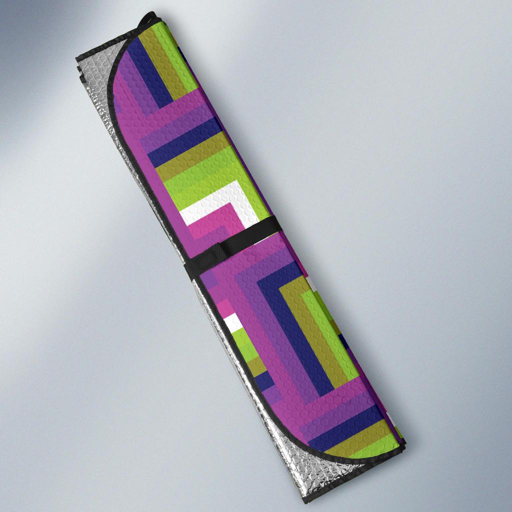 Optical illusion Pattern Print Design A05 Car Sun Shades-JORJUNE.COM