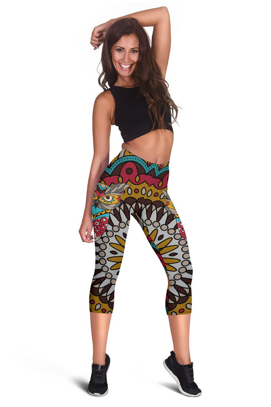 Owl Colorful Women Capris