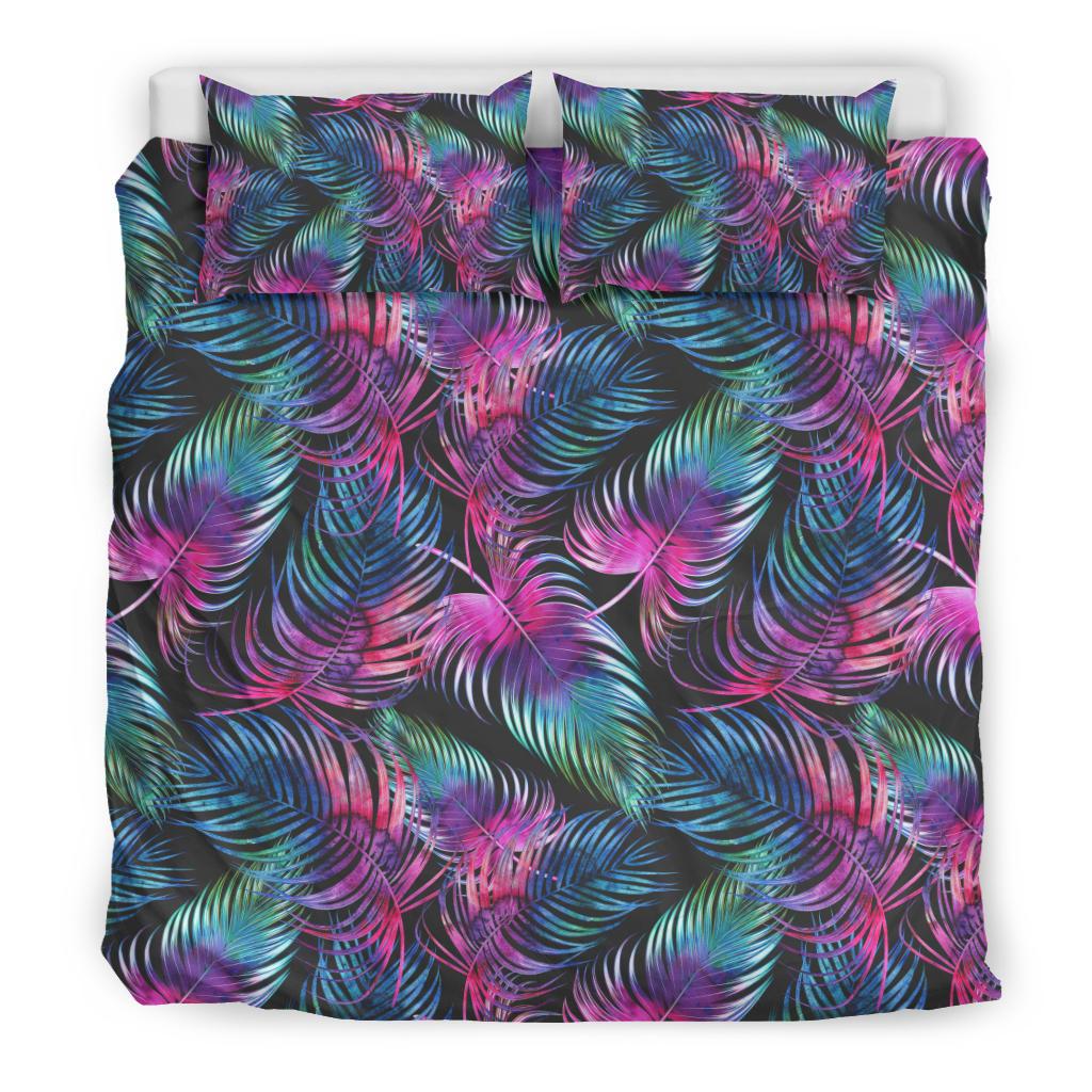 Palm Leaves Pattern Print Design PL010 Duvet Cover Bedding Set-JORJUNE.COM