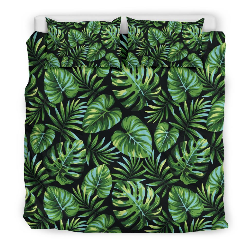 Palm Leaves Pattern Print Design PL013 Duvet Cover Bedding Set-JORJUNE.COM