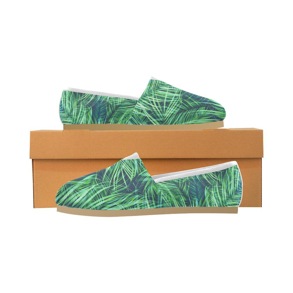 Palm Leaves Pattern Print Design PL02 Women Casual Shoes-JorJune.com