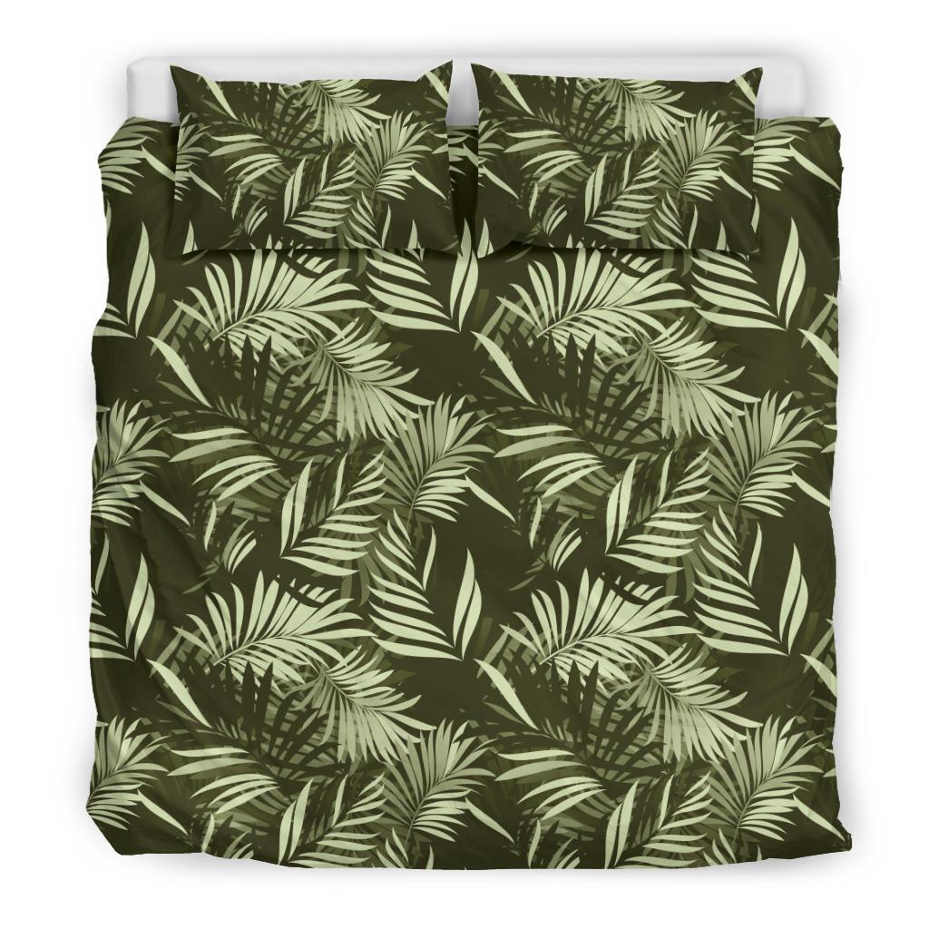 Palm Leaves Pattern Print Design PL05 Duvet Cover Bedding Set-JORJUNE.COM