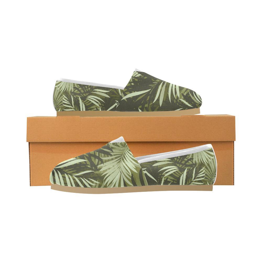 Palm Leaves Pattern Print Design PL05 Women Casual Shoes-JorJune.com