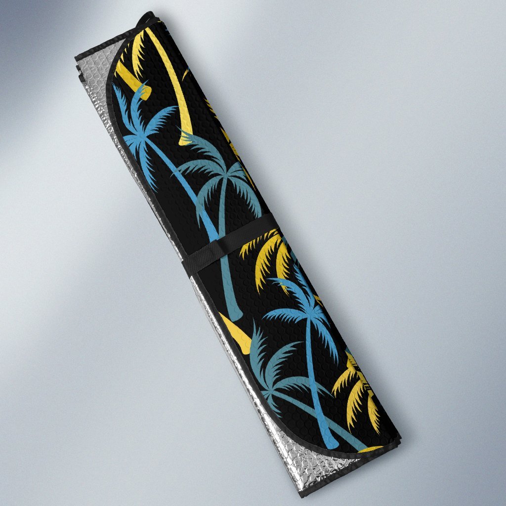 Palm Tree Pattern Car Sun Shade-JorJune