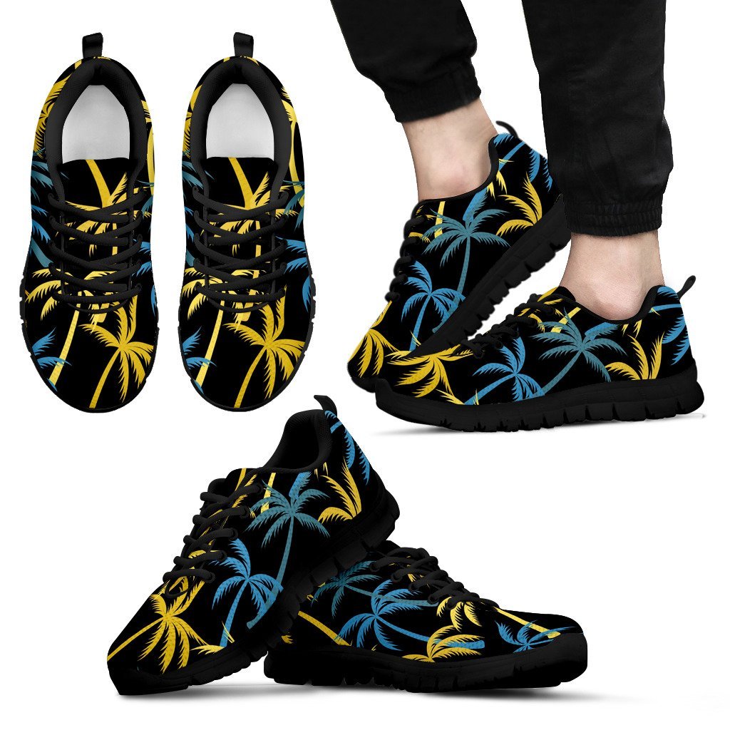 Palm Tree Pattern Men Sneakers