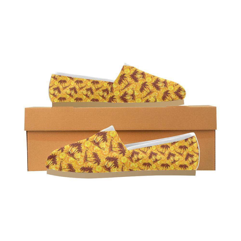 Palm Tree Pattern Print Design PT012 Women Casual Shoes-JorJune.com