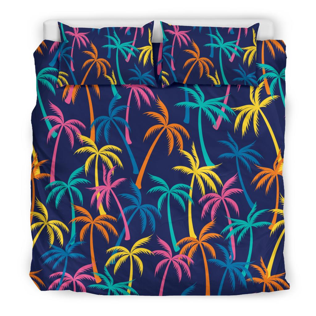 Palm Tree Pattern Print Design PT013 Duvet Cover Bedding Set-JORJUNE.COM