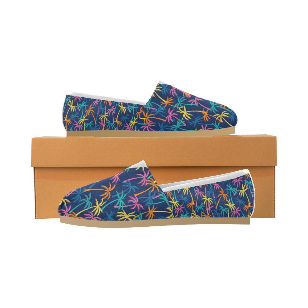 Palm Tree Pattern Print Design PT013 Women Casual Shoes-JorJune.com