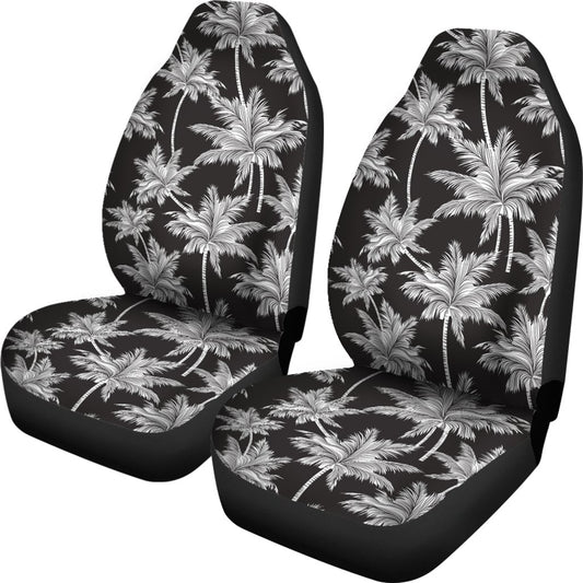 Palm Tree Pattern Print Design PT03 Universal Fit Car Seat Covers-JorJune