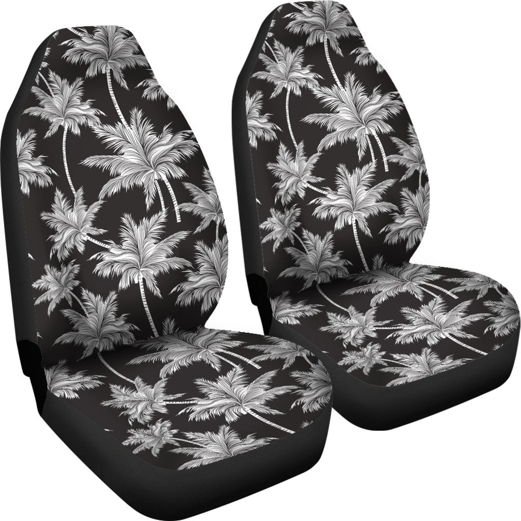 Palm Tree Pattern Print Design PT03 Universal Fit Car Seat Covers-JorJune