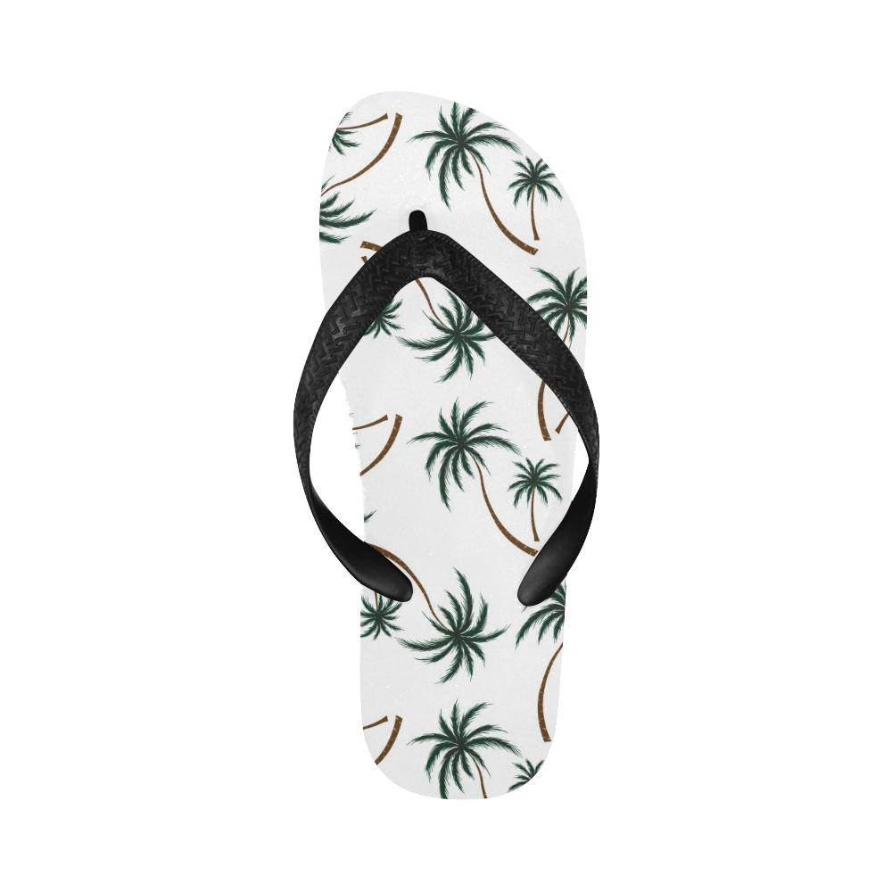 Palm Tree Pattern Print Design PT07 Flip Flops-JorJune